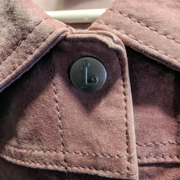 Live Little Blush Suede SNAP Jacket MEDIUM - Picture 2 of 7